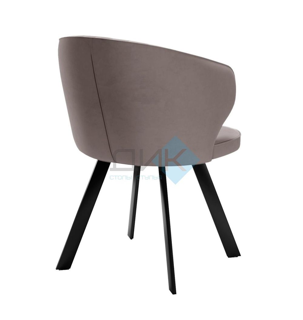 Стул DikLine 249 поворотный опоры чёрные