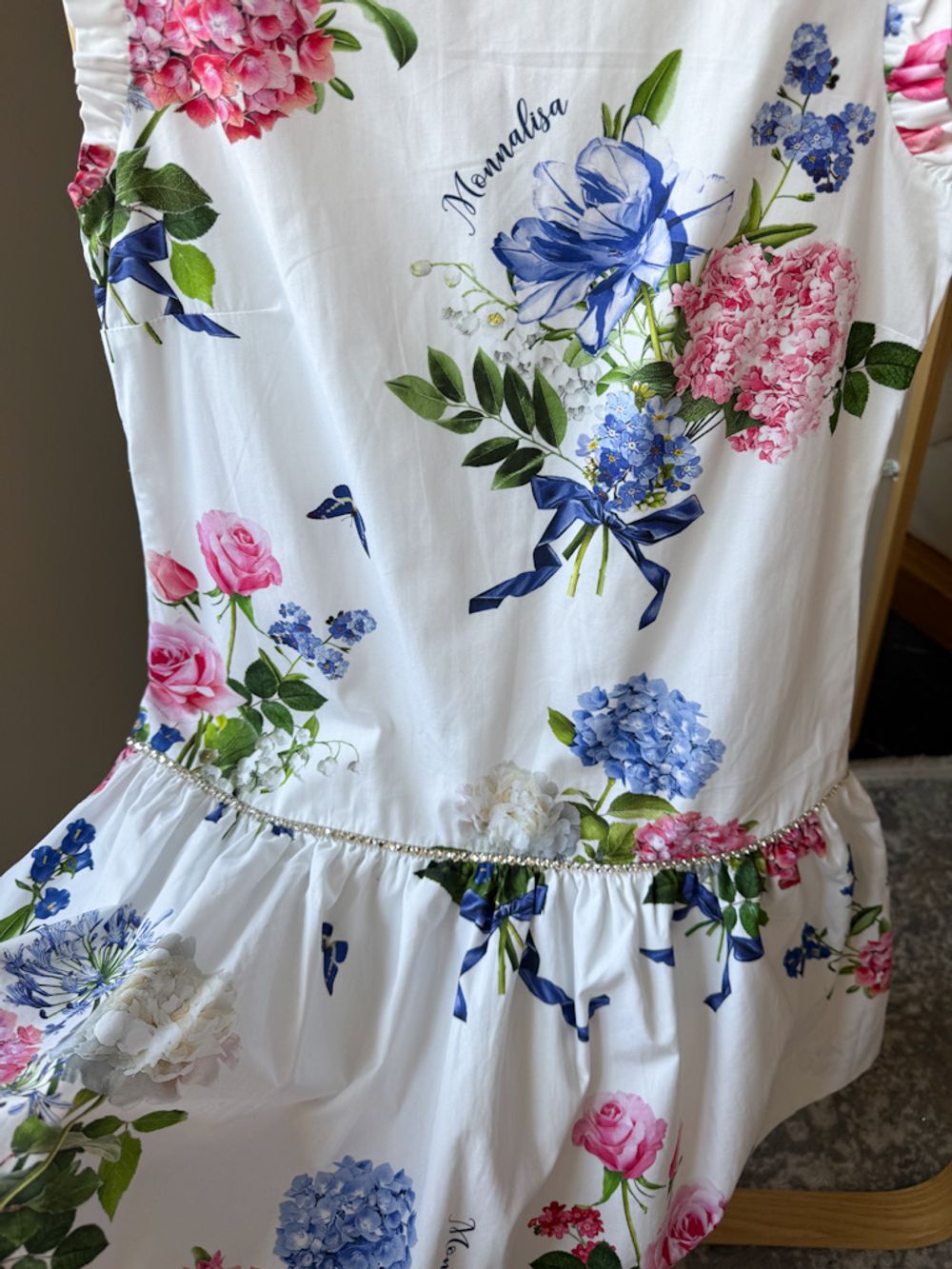 Новое хлопковое платье Monnalisa, 152