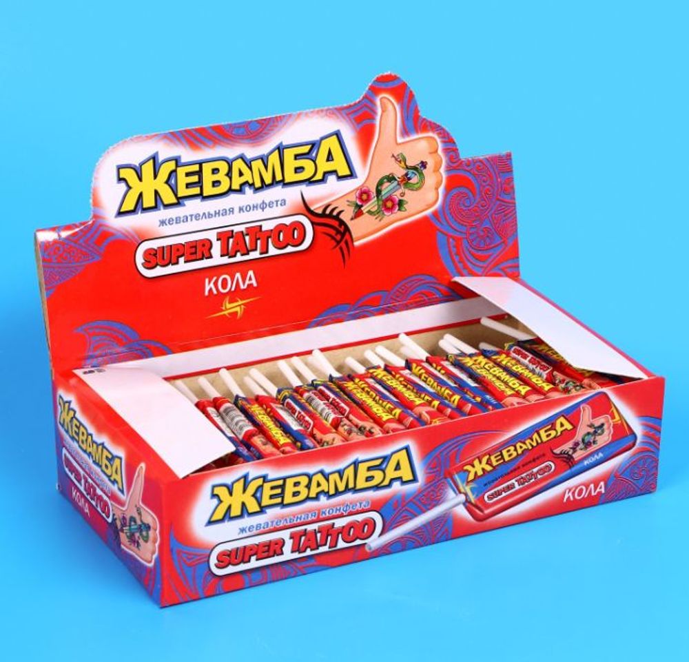 Конфета жевательная "Жевамба", кола, 10 г