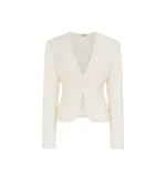 Пиджак белый джинсовый