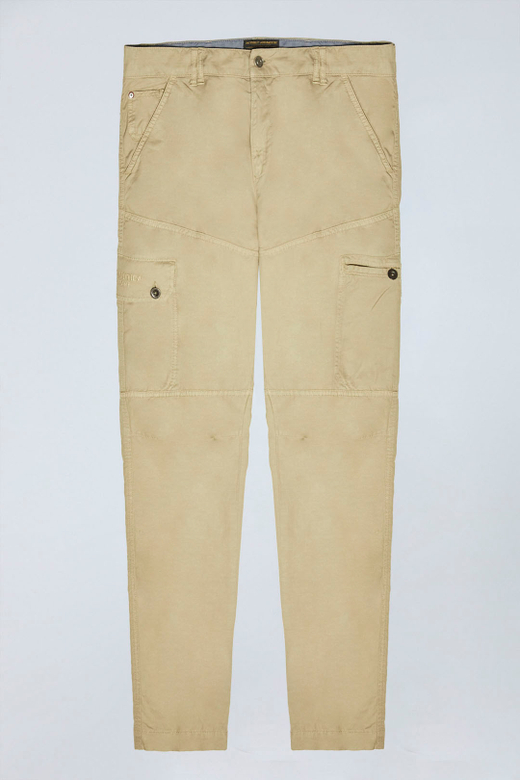 Брюки из хлопка и льна