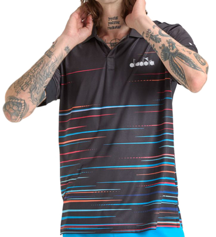 Теннисное поло Diadora SS Polo Icon - black