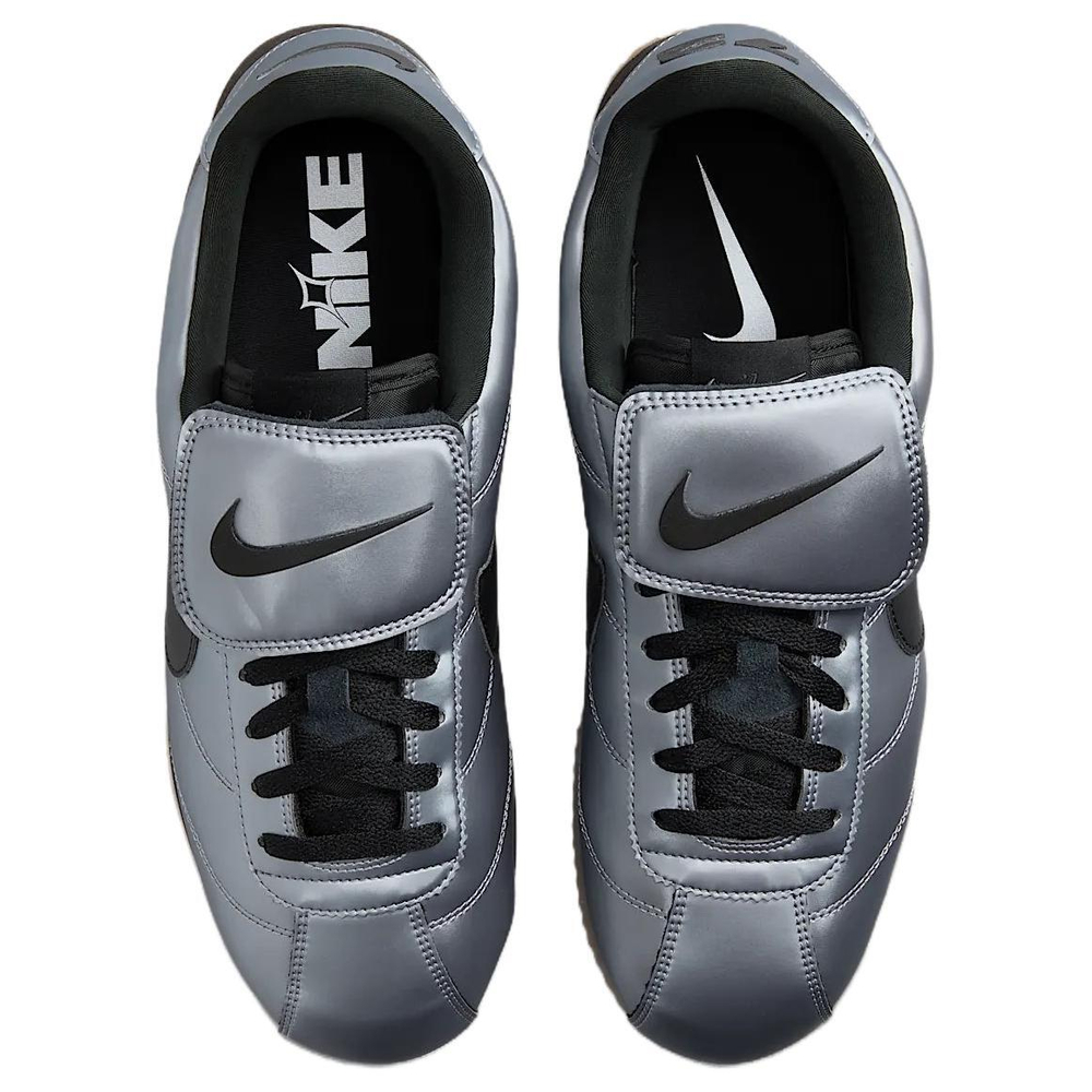 Кроссовки Nike Cortez Leather Se "Metallic Cool Grey Black"