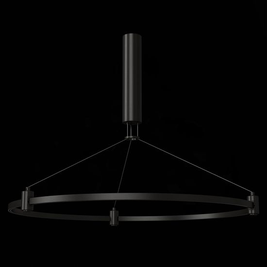 ST025.413.00 Шинопровод-кольцо FARM с подвесами и основанием под блок питания ST-Luce Черный FARM