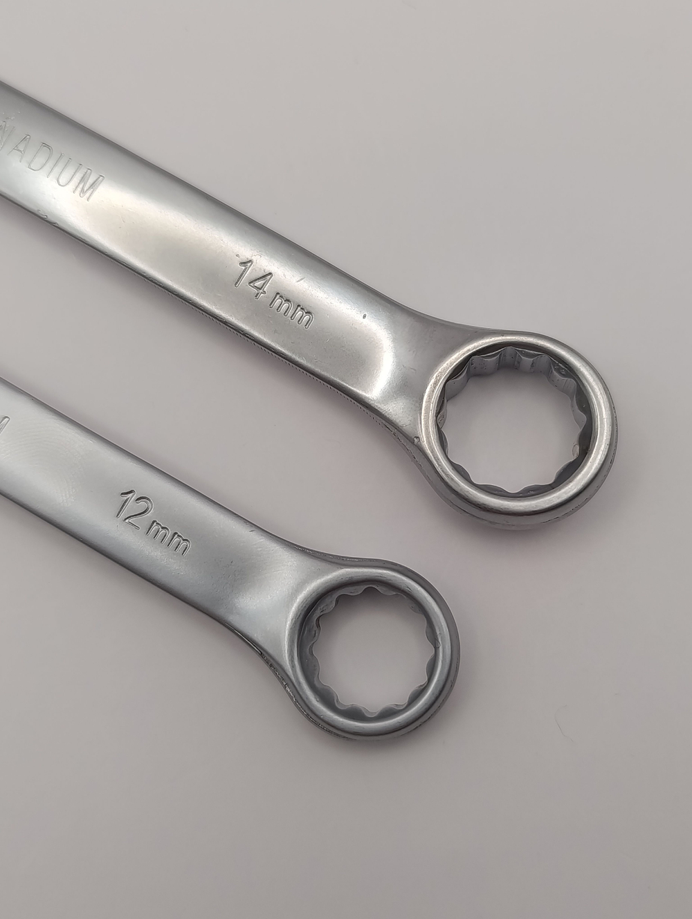 Ключ комбинированный 12мм - 14мм, комплект из двух штук (12мм - 14мм)