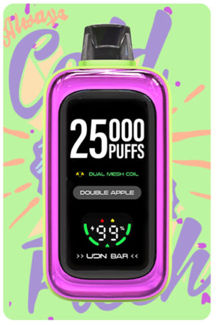 UDN BAR 25000 Double apple - двойное яблоко 25000 затяжек 20мг (2%)