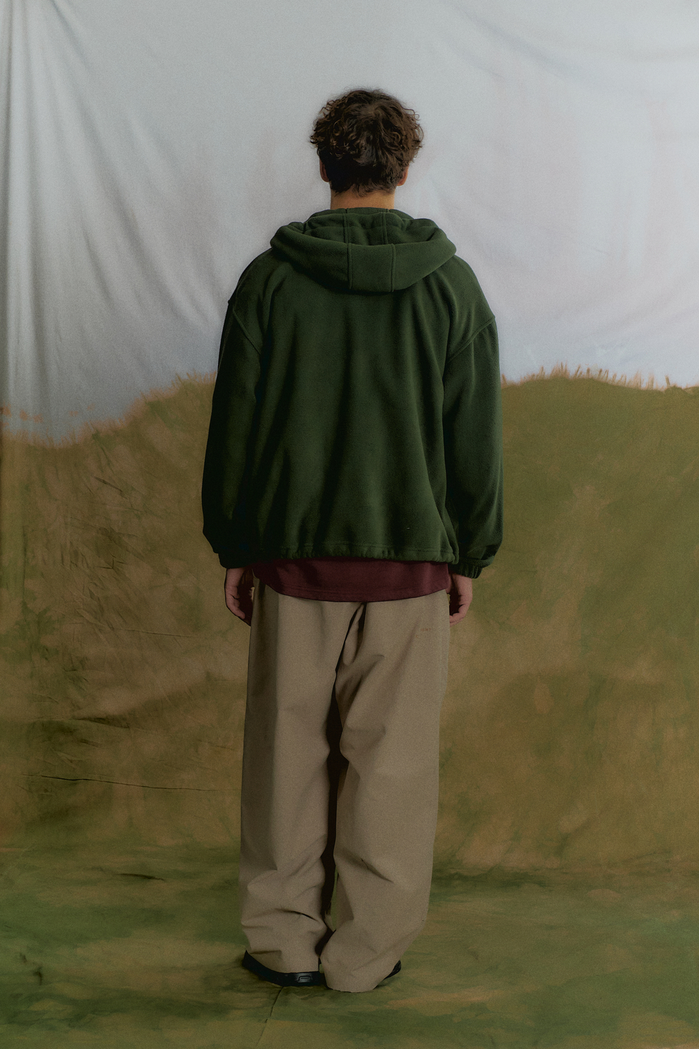 Худи Called a Garment Voyageur St Zip "Forest Green"