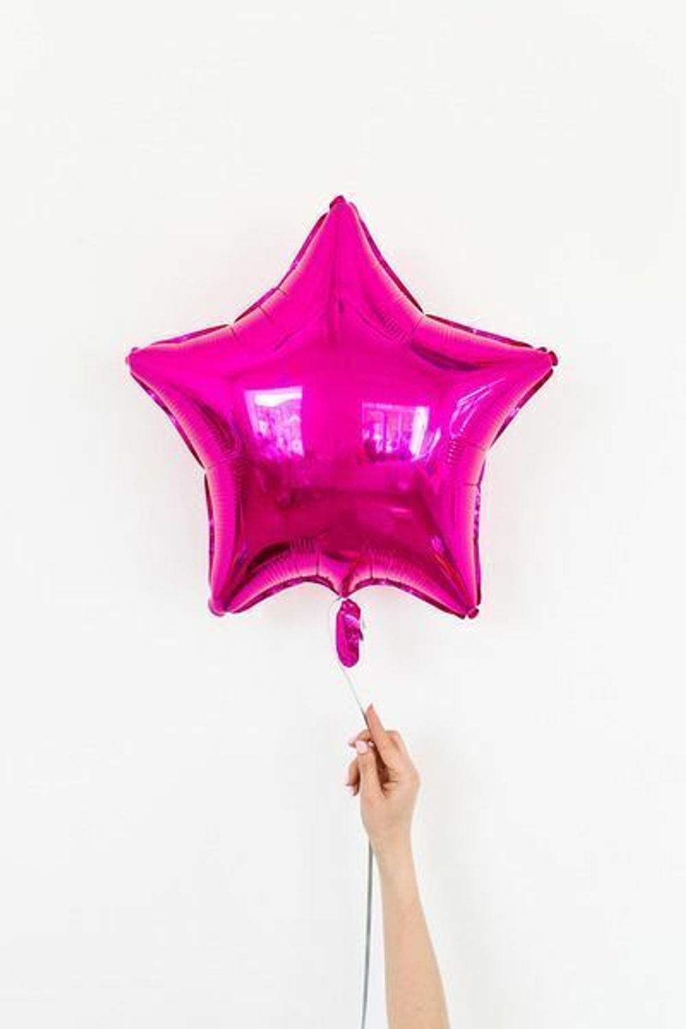 Шар F 18"/48 см Звезда, Фуксия, 1 шт.  (БГ-15)  Изображение2
