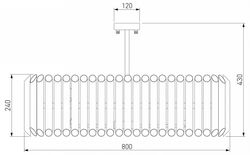 Светильник на штанге Bogate's Castellie 362/8