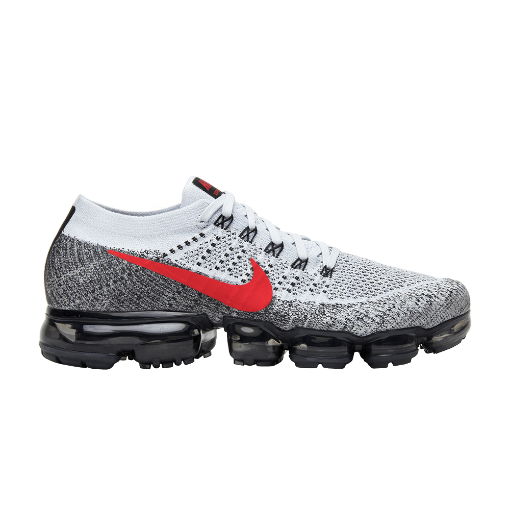 Кроссовки Nike Vapormax Platinum Red Black