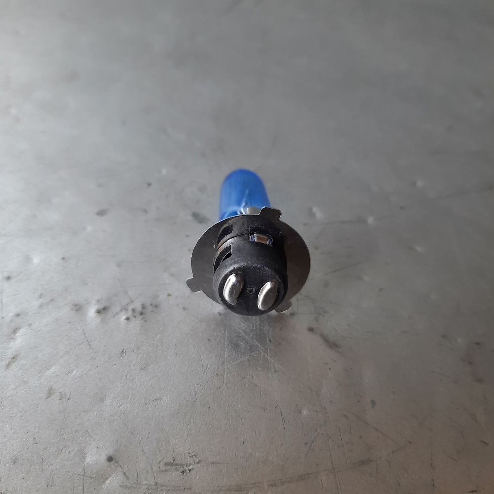 Лампа фары P15D-25 12V 35/35W Белый яркий свет (3 усика)