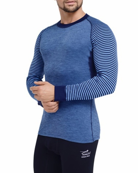 Термобелье мужское футболка Norveg  с длинным рукавом 14CCM1RL