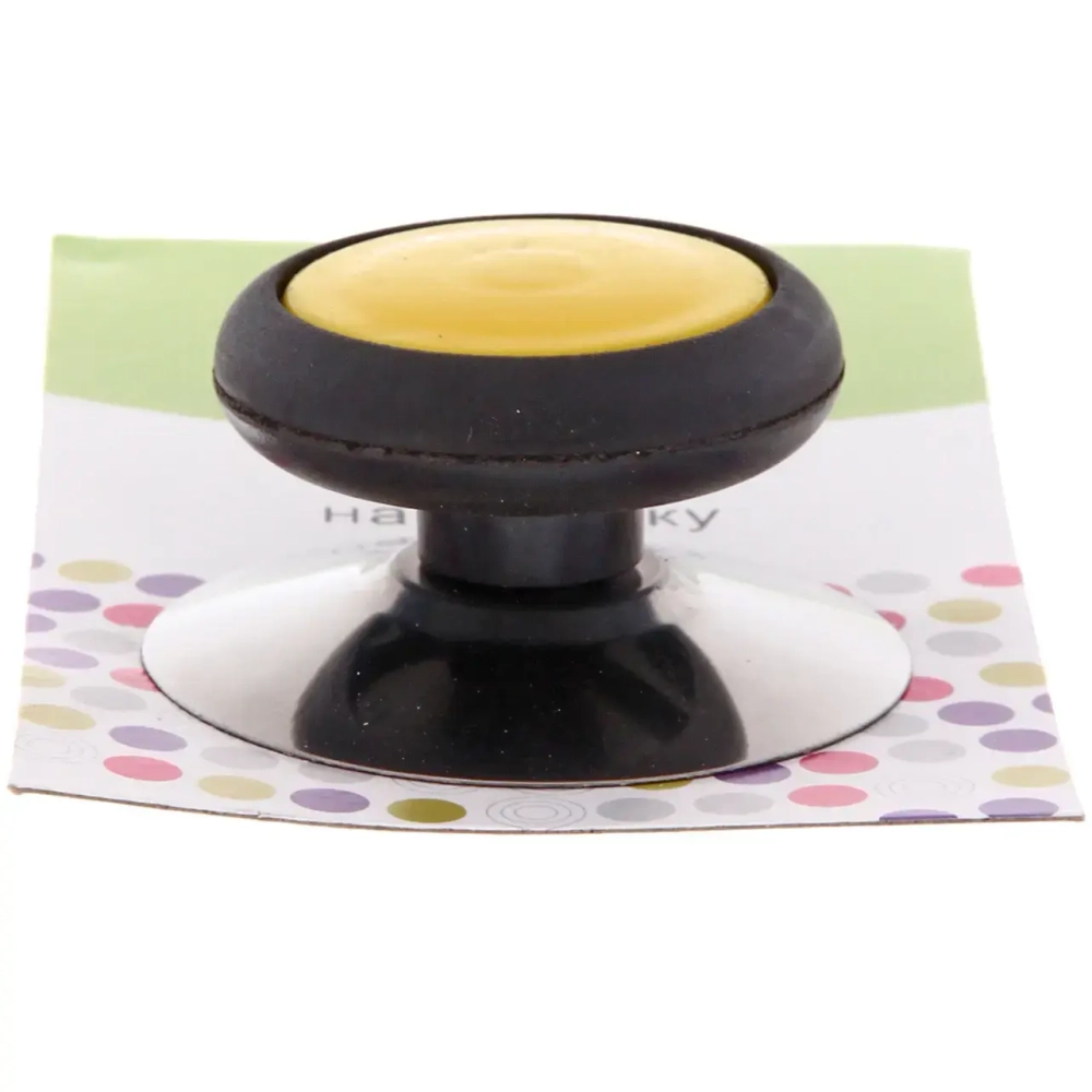 Ручка для крышки 6*3см кухонная, желтая