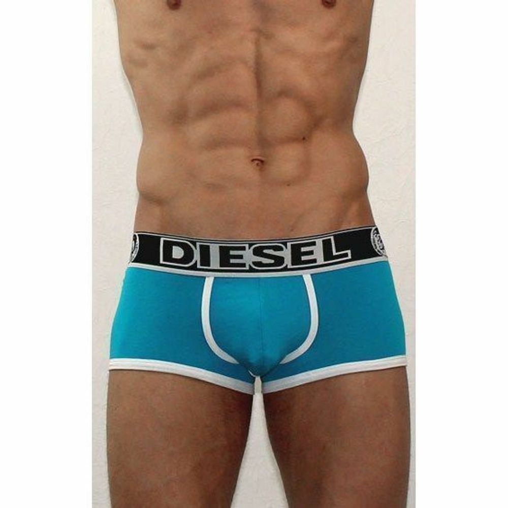 Мужские трусы боксеры синие Diesel Only the Brave Blue Boxer