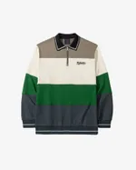 Толстовка YMKASHIX Four Stripes Песочный/Бежевый/Зеленый/Серый