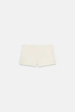 ZARA МИНИ-ШОРТЫ, ЭКРЮ