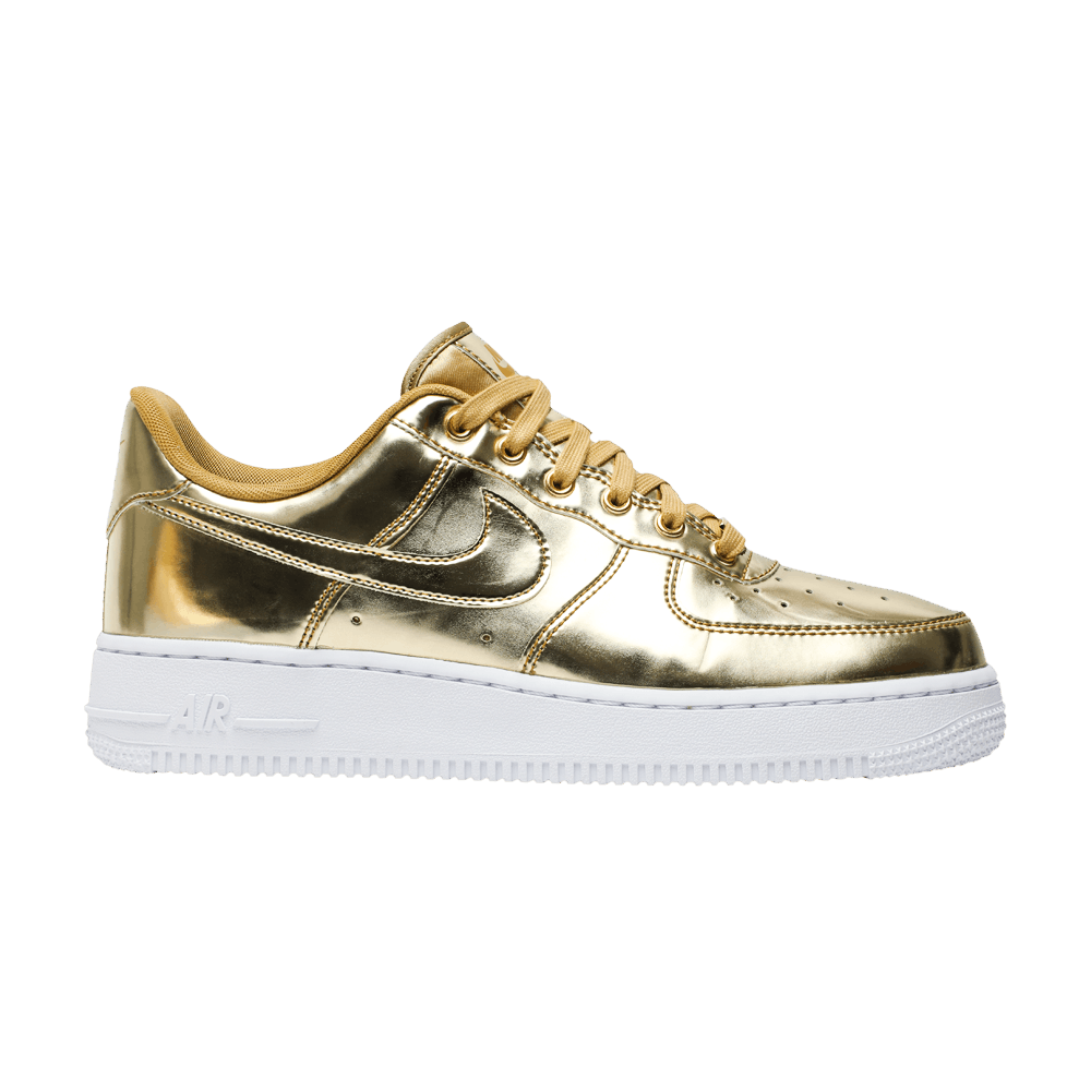 Кроссовки Nike Air Force 1 Low Sp "Liquid Metal" (Женская размерная сетка)