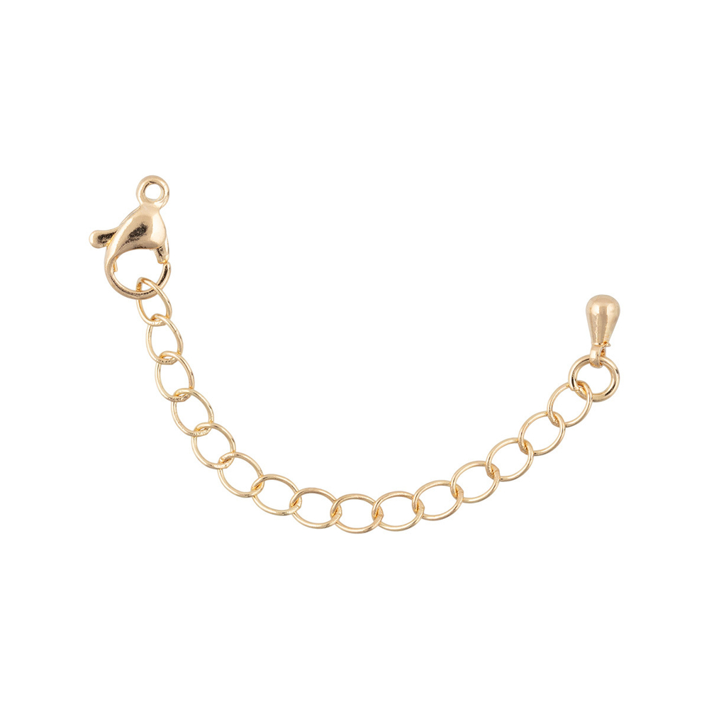 "Zlatka" Цепочка-удлинитель FMK-U02 5,5 см 4 шт 02 под золото