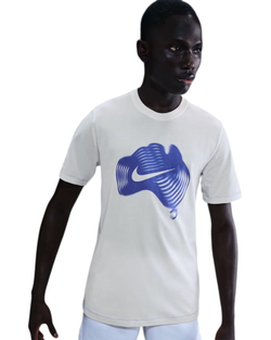 Мужская теннисная футболка Nike Court Dri-FIT - sail/sapphire