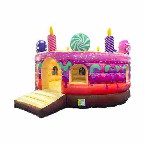 Коммерческий надувной батут "Торт"  без крыши 4.5*4.5*3 м