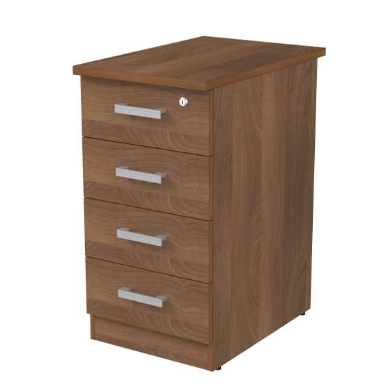 2ТЗ.002.3 Тумба приставная с топом, замок (394*600*750)