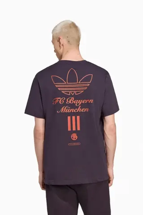 Футболка adidas FC Bayern 25/26 Terrace Icons Graphic - коричневый