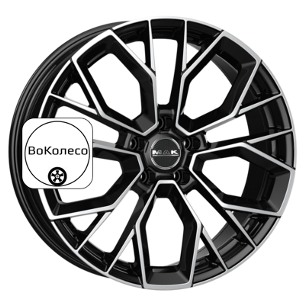 8x18/5x108 ET45 D72 Stilo Black mirror MAK