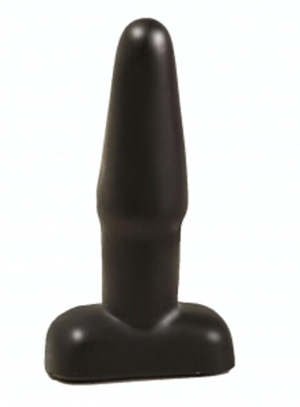 Плаг-массажёр для простаты чёрный (14 см) (Цвет: черный)