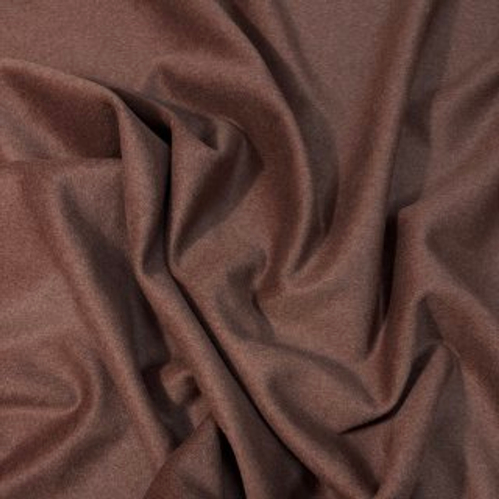 Ткань Пальтовая Шерсть Жженая Карамель