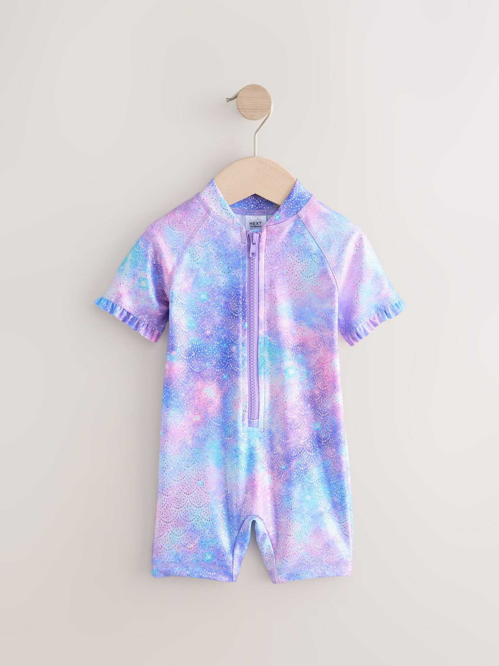 Купальник слитный для девочки Next E77-670, Розовый, Сиреневый