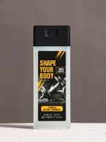 Подарочный набор «Набор настоящего мужчины», гель для душа 250 мл и мочалка для тела, Чистое счастье