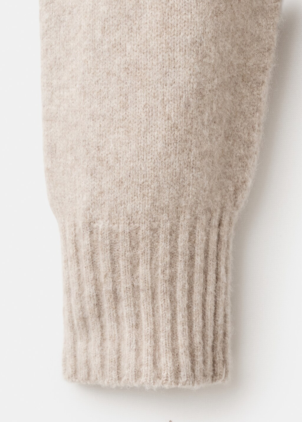 Джемпер из смесового шерстяного трикотажа