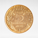 France, 5 Centimes 1976, XF