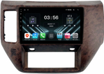 Магнитола для Nissan Patrol Y61 2004-2010 (рамка дерево) - FarCar DX3258M монитор 9" IPS на Android 13, 4+64Гб, CarPlay