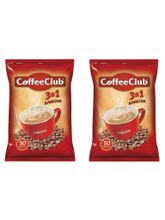 Растворимый кофе CoffeeClub 3 в 1 Классик 50 пак x 2 уп