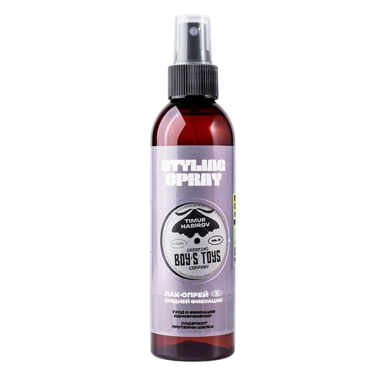 Лак-спрей для укладки волос средней фиксации Boy's Toys, 200мл
