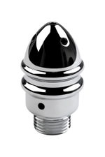 Металлический анальный душ с тремя насадками (Цвет: серебристый)