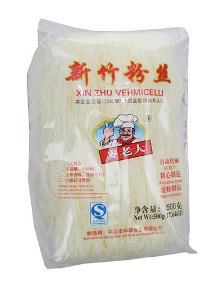 Лапша Wheat Village Robot Mai Lao da стеклянная 500 г