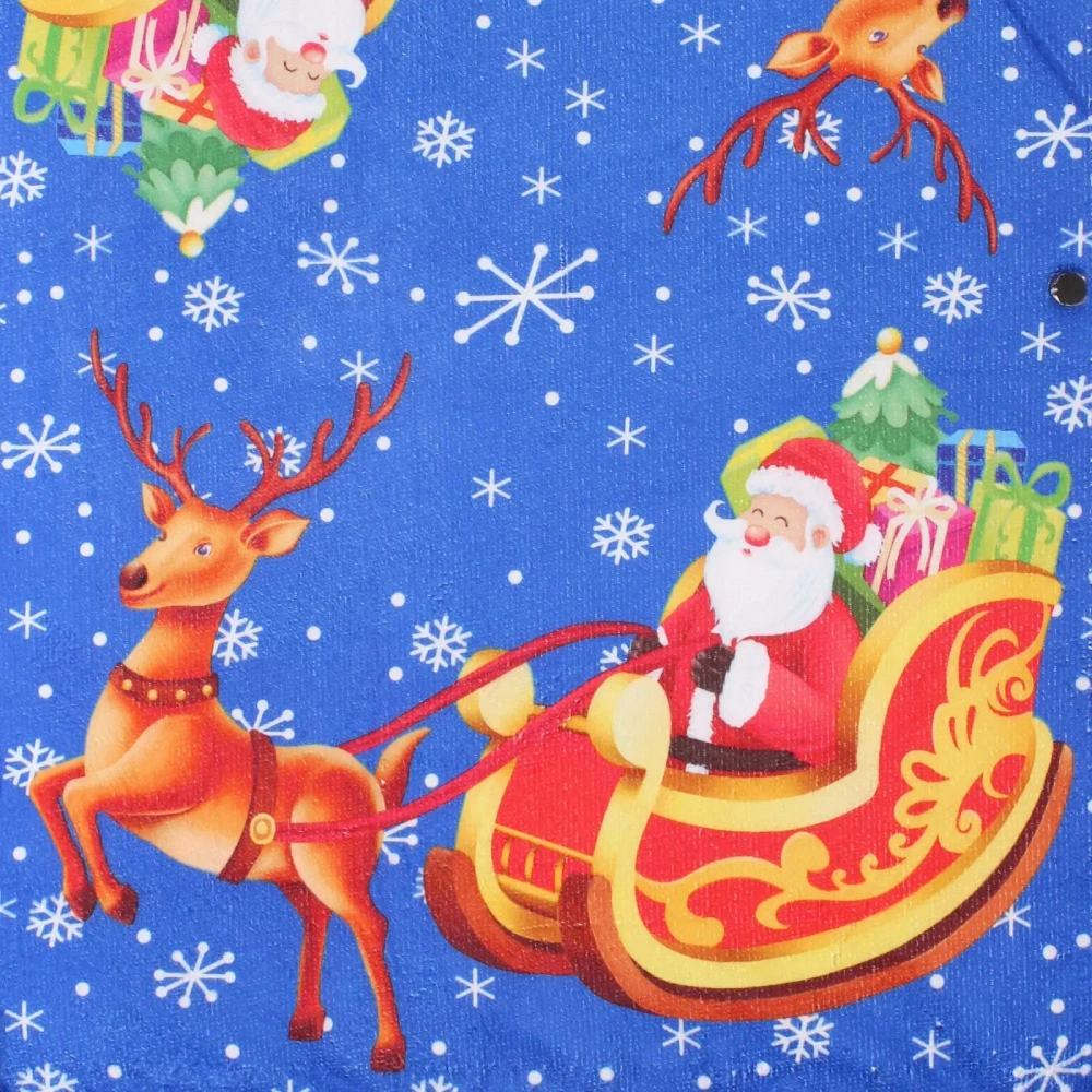 Полотенце кухонное «SPARKLE - Дедушка Мороз» 40*58 см, микрофибра 210 гр/м2