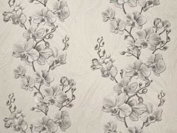 Обои гор.тисн.на флиз. осн 1,06х10 Орхидея сер-жемч 4267-1