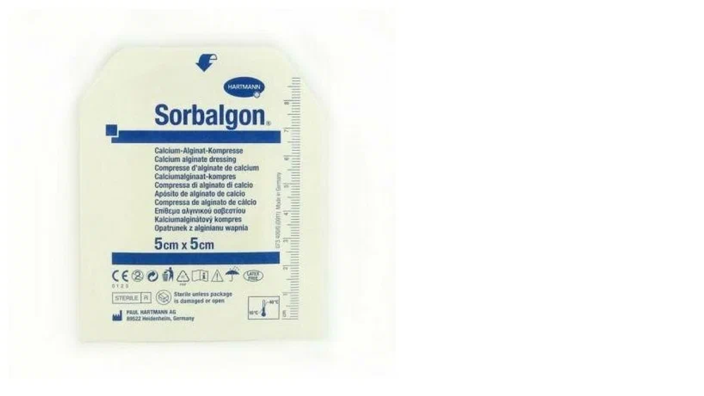 SORBALGON-повязка из волокон кальция-альгината 5х5