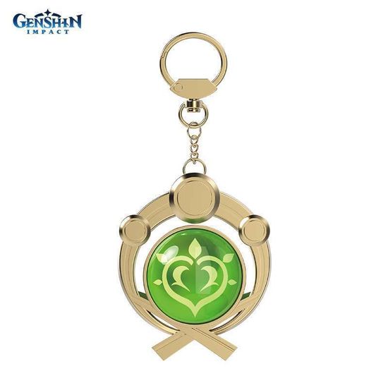 Брелок металлический Genshin Impact Inazuma Dendro 6942421100782