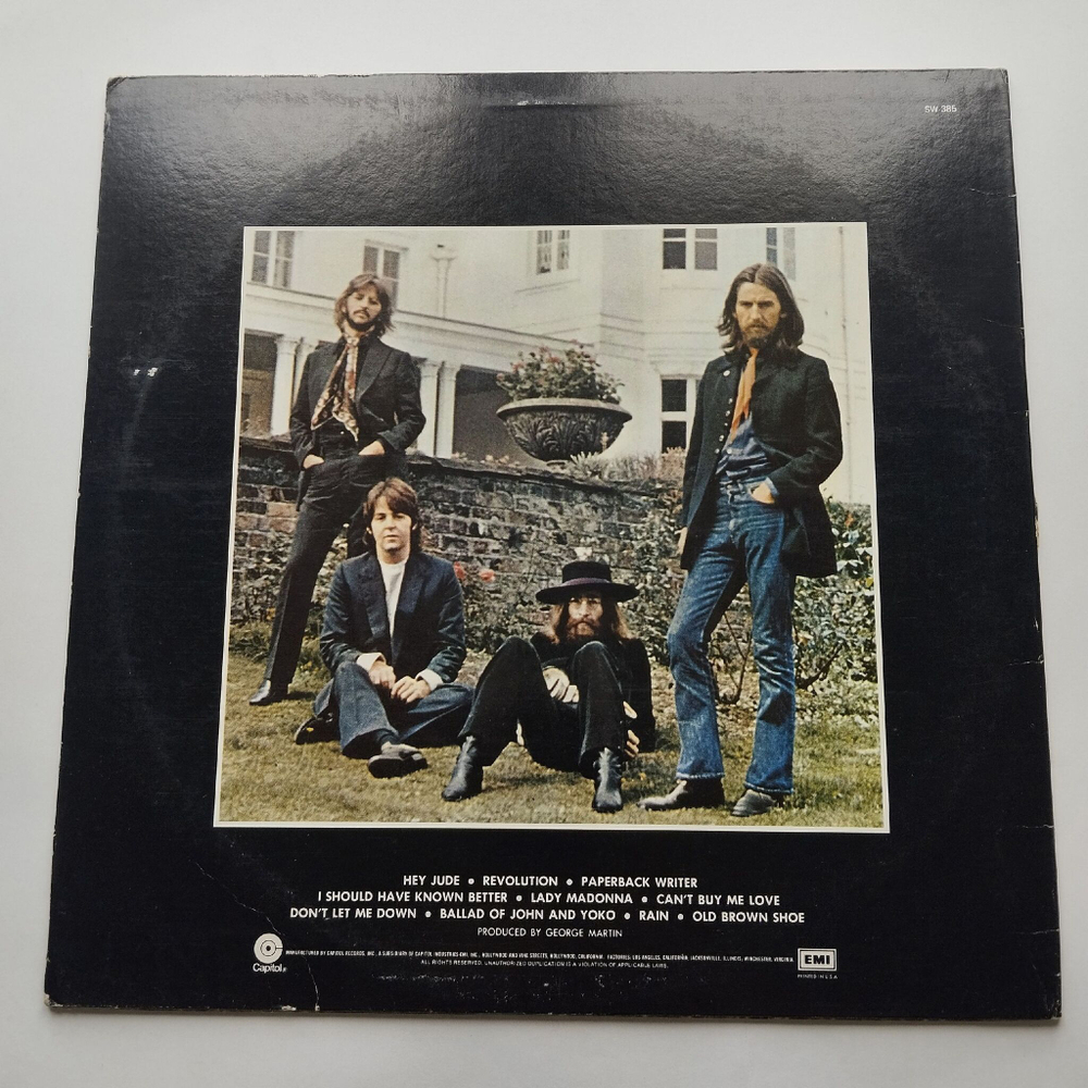 Винтажная виниловая пластинка LP The Beatles Hey Jude (USA 1978) I Should Have Known Better