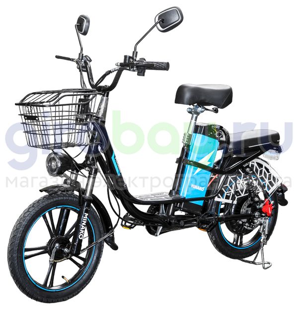 Электровелосипед Minako V8 PRO 3.0 BLACK (60V/12Ah) гидравлика фото №1