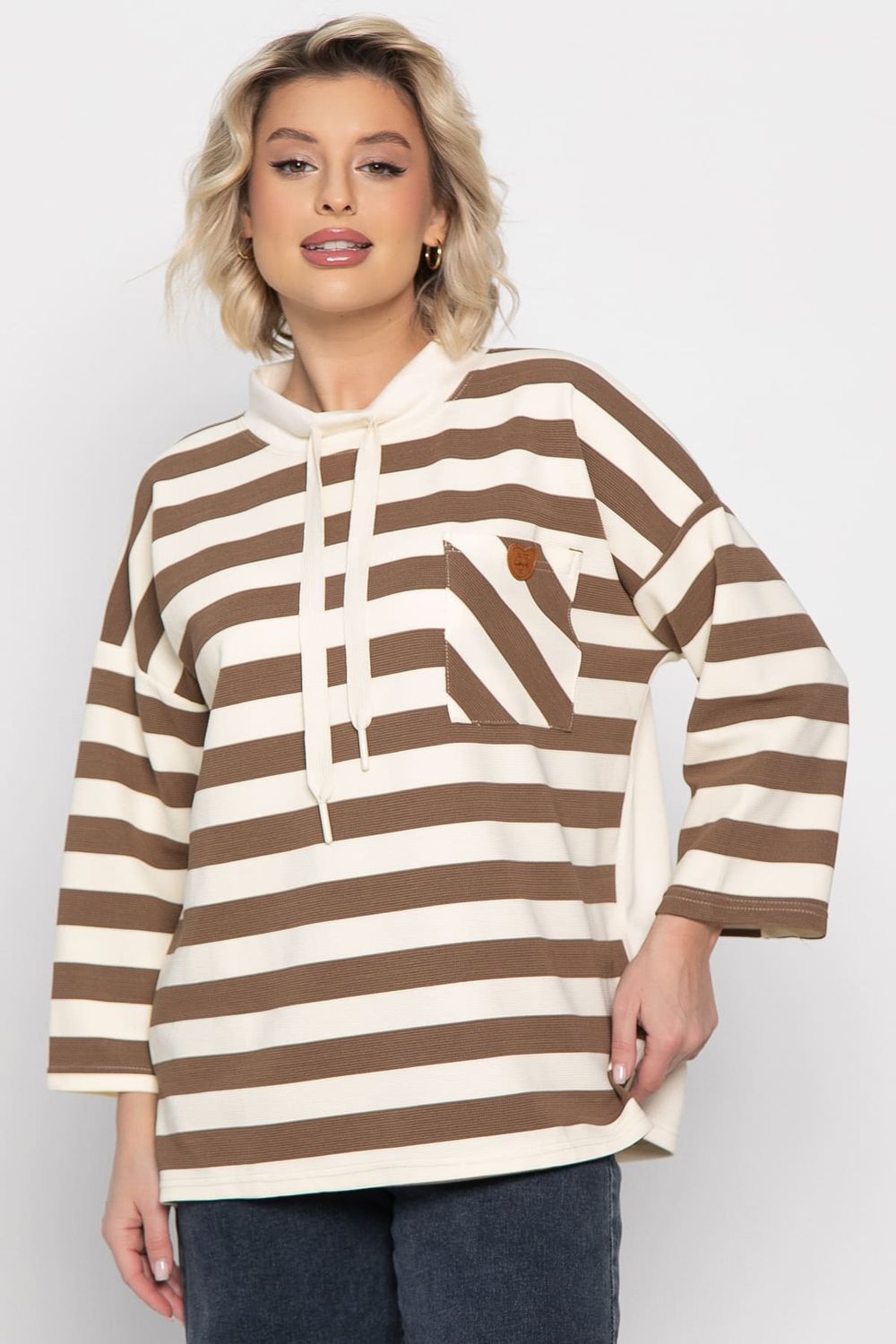 Джемпер Сафира (бежево-коричневый) Б14959-18М LT Collection