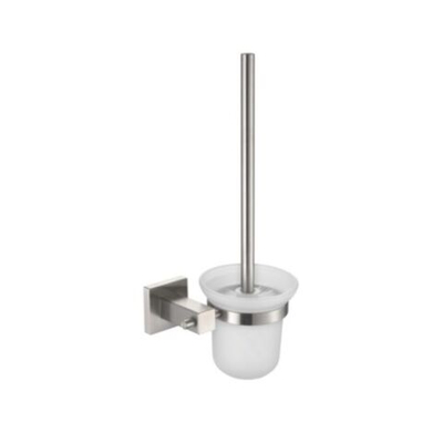 Ерш для туалета Frap, подвес, стекло, нержавеющая сталь, F30310