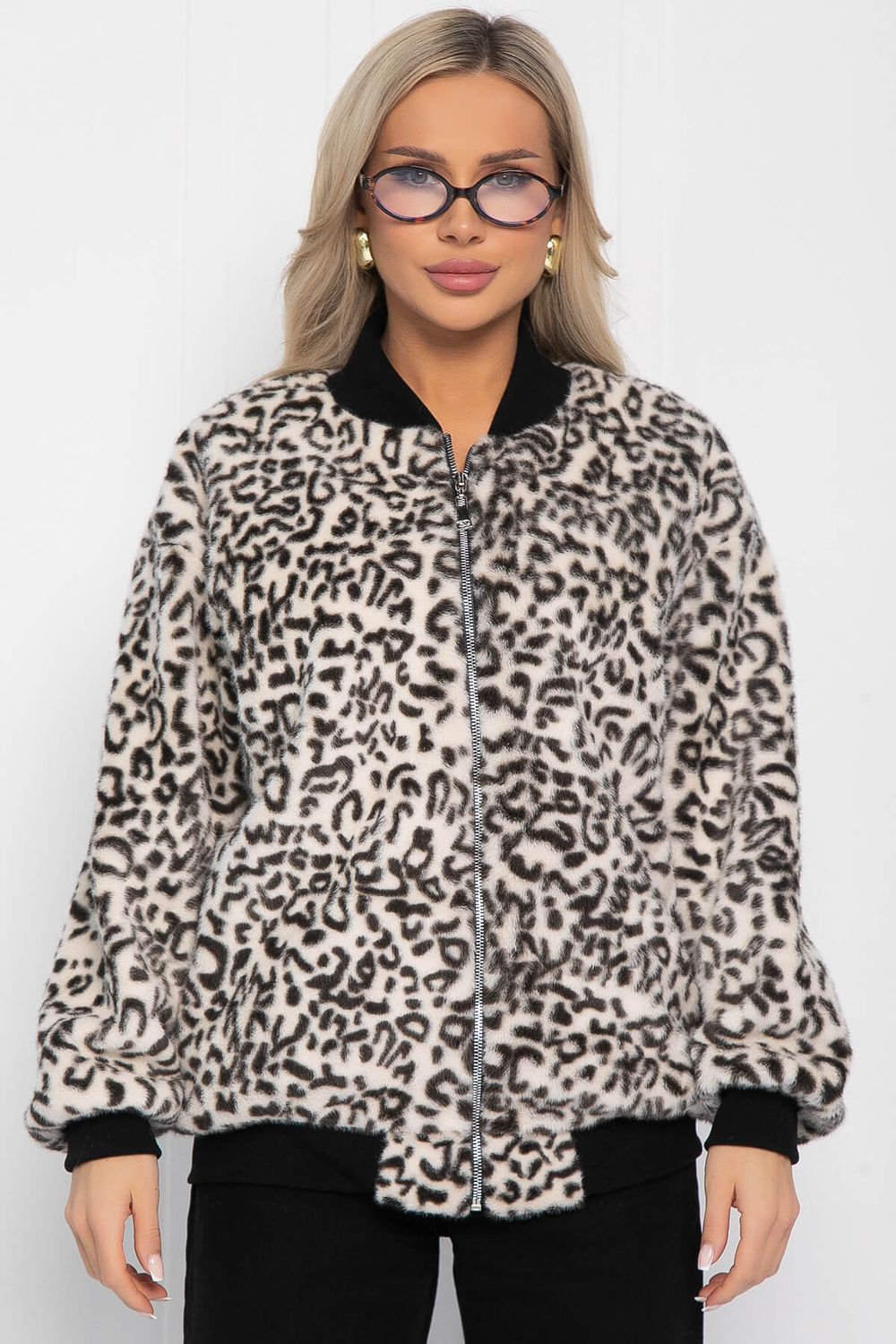 Бомбер Зара (молочный) Б12799-7М LT Collection