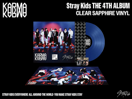 Винил Stray Kids - KARMA (CLEAR SAPPHIRE VINYL)