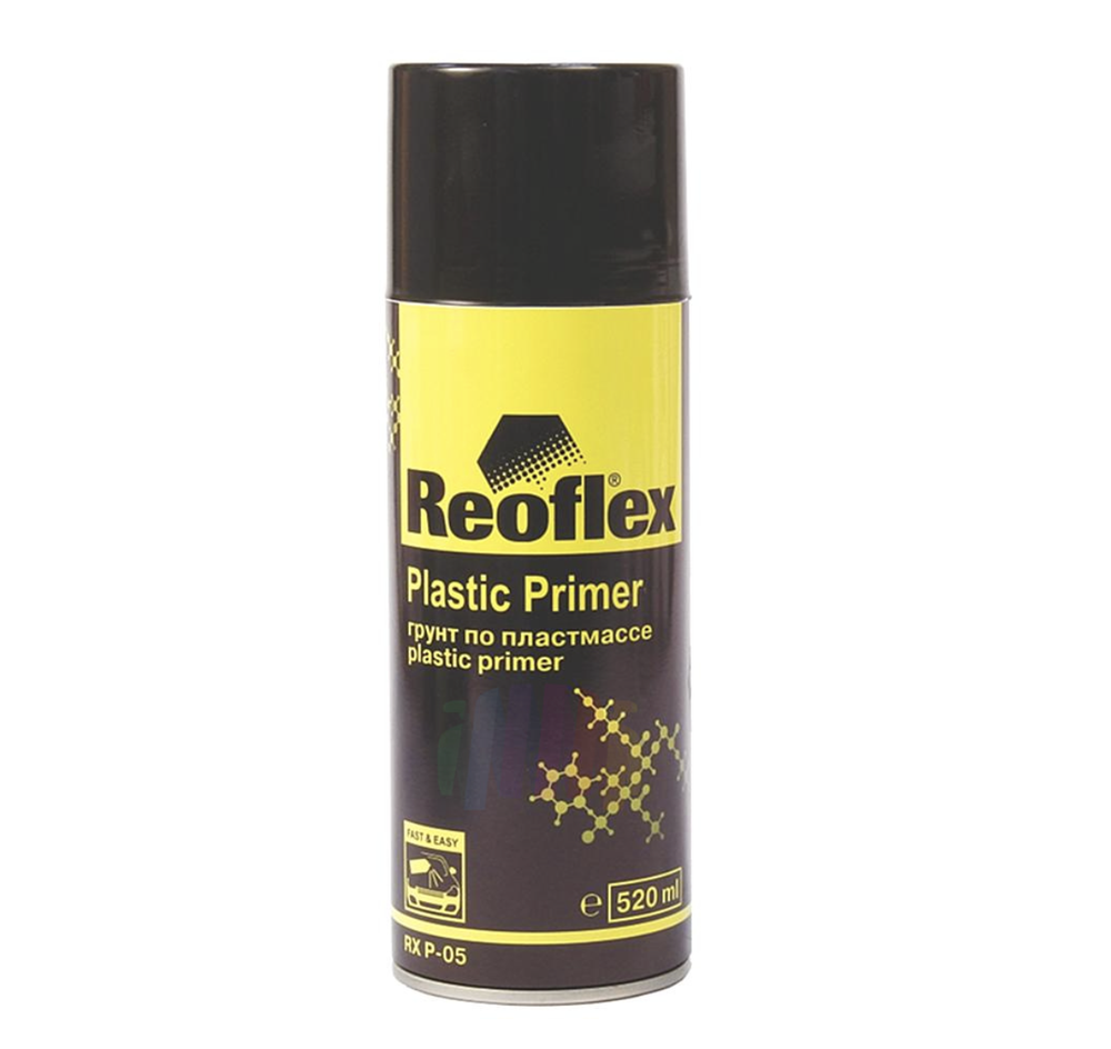 Reoflex Plastic Primer Грунт по пластмассе (0,4л) прозрачный аэрозоль