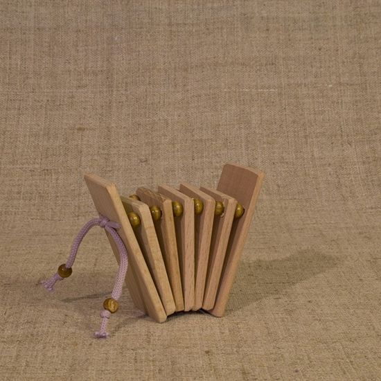 Трещотка пластинчатая, детская, Мастерская Сереброва MS-KP-TR-03